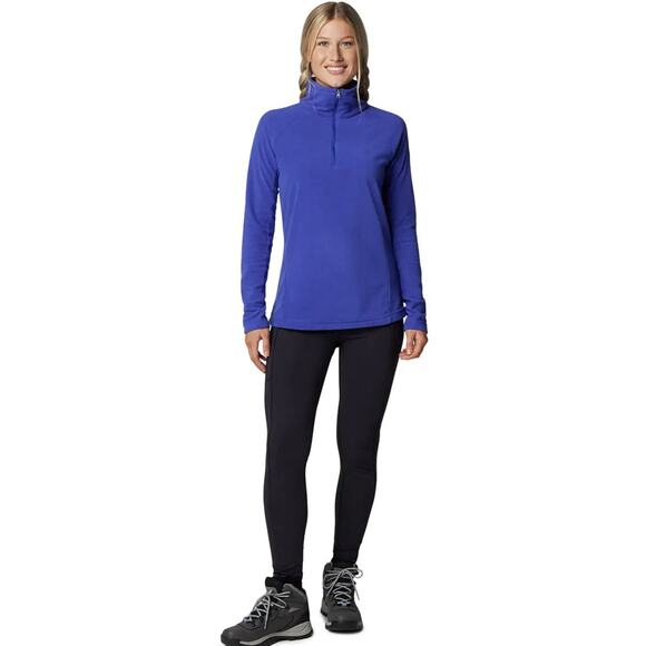 Columbia Sportswear Half Zip Fleece Glacial™ IV Jacket Women's XL Clematis Blue - Picture 12 of 13